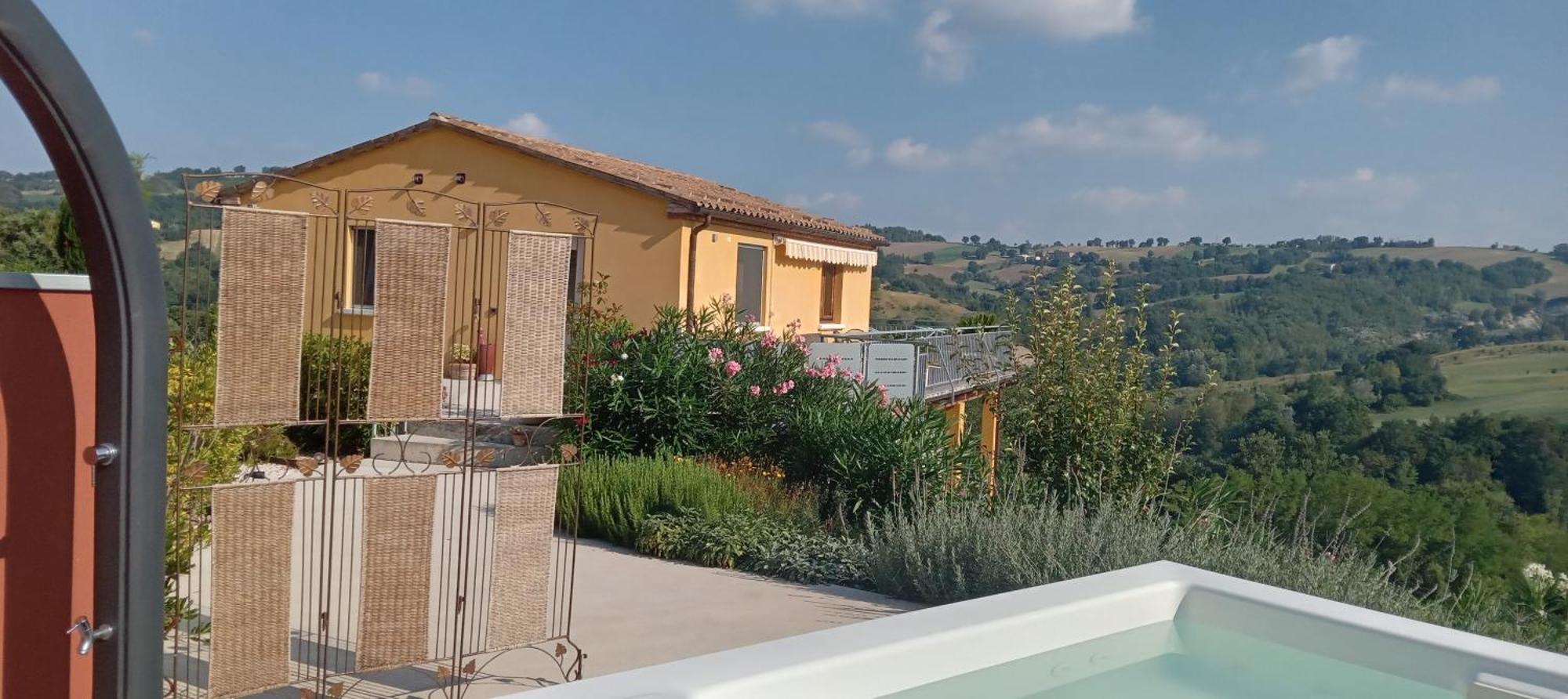 Appartamento Salino San Ginesio Buitenkant foto
